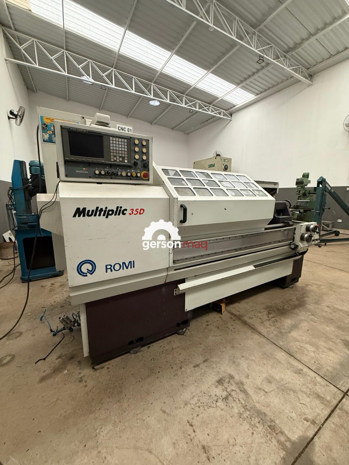TORNO CNC ROMI MULTIPLIC 35D – FANUC – 520 X 1500 MM